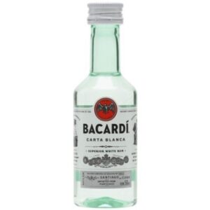 RU BACARDI WIT MINIATUUR