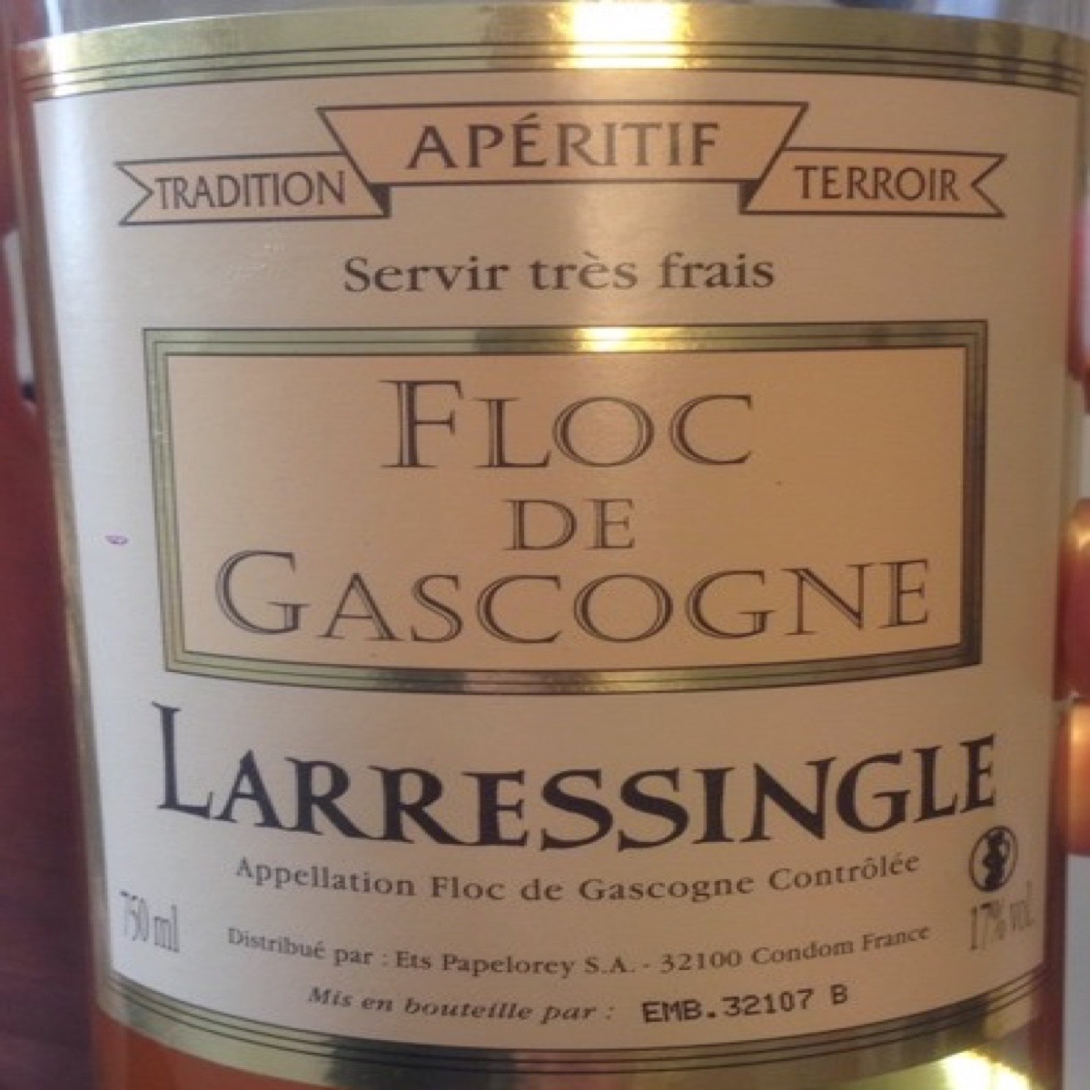 FLOC DE GASCOGNE LARRESINGLE BLANC