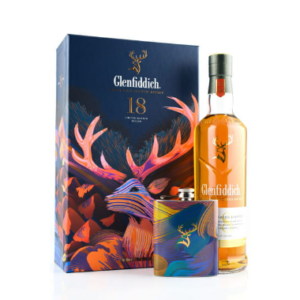 MALT GLEN FIDDICH 18YRS+DOOS+ZAKFLA