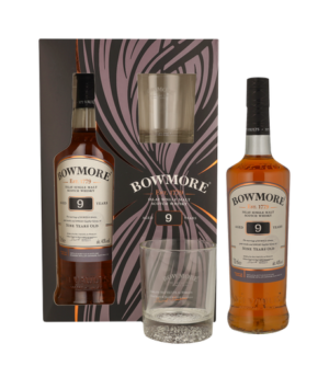 MALT BOWMORE  9YRS ISLAY+GLAS