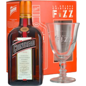 COINTREAU ORANGE 0.7 +2GLAS DOOS