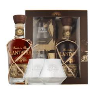 RUM PLANTATION XO 20TH ANNIVE+2GLAS