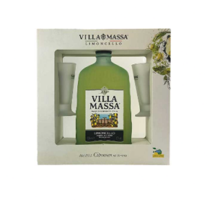 LIMONCELLO VILLA MASSA +GLAS DOOS