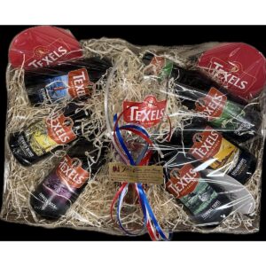 KADO TEXEL 6FLES+VOETGLAS